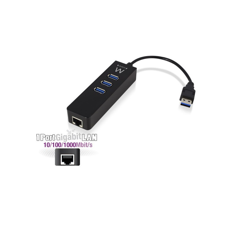 Ewent EW1140 laptop dock/port replicator USB 3.2 Gen 1 (3.1 Gen 1) Type-A Black Ewent EW1140 laptop dock/port replicator USB 3.2 Gen 1 (3.1 Gen 1) Type-A Black