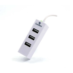 CoolBox COO-UPH190 interface hub 480 Mbit s White