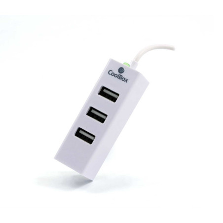 CoolBox COO-UPH190 interface hub 480 Mbit s White