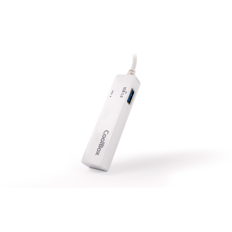 CoolBox COO-H413 hub di interfaccia 5000 Mbit/s Bianco CoolBox COO-H413 hub di interfaccia 5000 Mbit/s Bianco