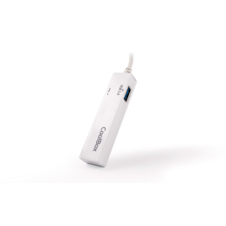 CoolBox COO-H413 interface hub 5000 Mbit s White