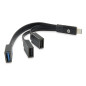 Conceptronic HUBBIES01B hub di interfaccia USB 3.2 Gen 2 (3.1 Gen 2) Type-C 5000 Mbit/s Nero Conceptronic HUBBIES01B hub di interfaccia USB 3.2 Gen 2 (3.1 Gen 2) Type-C 5000 Mbit/s Nero