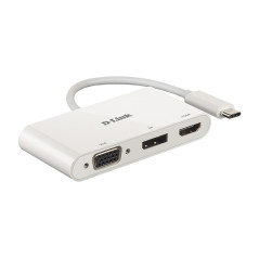 D-Link DUB-V310 laptop dock port replicator Wired USB 3.2 Gen 1 (3.1 Gen 1) Type-C White
