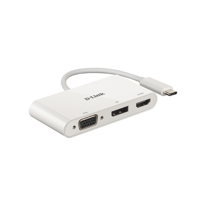 D-Link DUB-V310 replicatore di porte e docking station per laptop Cablato USB 3.2 Gen 1 (3.1 Gen 1) Type-C Bianco