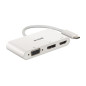 D-Link DUB-V310 replicatore di porte e docking station per laptop Cablato USB 3.2 Gen 1 (3.1 Gen 1) Type-C Bianco