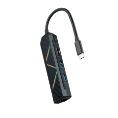 Nanocable 10.16.0501 laptop dock port replicator Wired USB 3.2 Gen 1 (3.1 Gen 1) Type-C Black