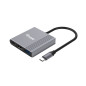 Equip Adattatore 3 in 1 da USB-C a HDMI / USB-A / USB PD, 4K/60Hz, 100W USB PD Equip Adattatore 3 in 1 da USB-C a HDMI / USB-A / USB PD, 4K/60Hz, 100W USB PD