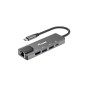 Equip Adattatore multifunzione USB-C 5 in 1, HDMI, LAN Gigabit, USB 3.2 GEN1, USB PD 100W Equip Adattatore multifunzione USB-C 5 in 1, HDMI, LAN Gigabit, USB 3.2 GEN1, USB PD 100W