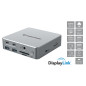 Conceptronic DONN25G replicatore di porte e docking station per laptop Cablato USB 3.2 Gen 2 (3.1 Gen 2) Type-C Argento