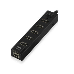 Ewent EW1130 interface hub 480 Mbit s Black