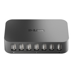 D-Link DUB-H7 USB 2.0 Type-B 480 Mbit s Black