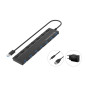 Conceptronic HUBBIES19BP hub di interfaccia USB 3.2 Gen 1 (3.1 Gen 1) Type-A 5000 Mbit/s Nero Conceptronic HUBBIES19BP hub di interfaccia USB 3.2 Gen 1 (3.1 Gen 1) Type-A 5000 Mbit/s Nero