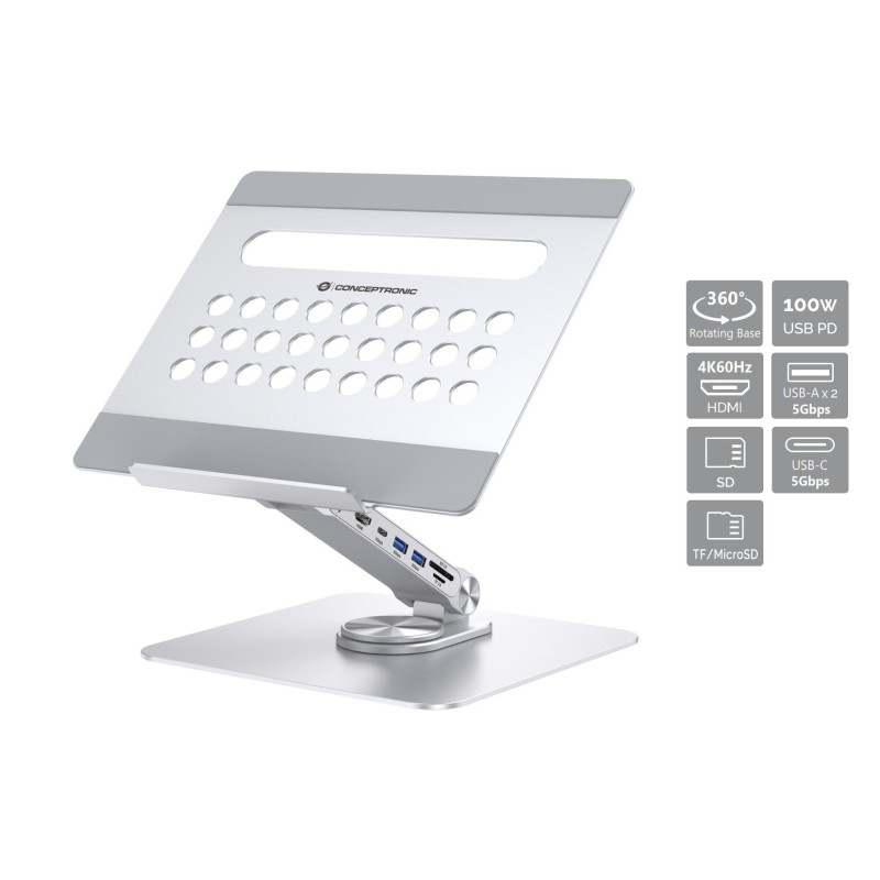 Conceptronic DONN27G laptop stand Silver Conceptronic DONN27G laptop stand Silver