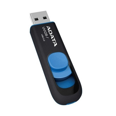 ADATA 64GB DashDrive UV128 USB flash drive USB Type-A 3.2 Gen 1 (3.1 Gen 1) Black, Blue