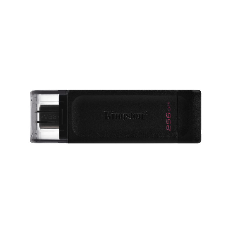 Kingston Technology DataTraveler 70 USB flash drive 256 GB USB Type-C 3.2 Gen 1 (3.1 Gen 1) Black Kingston Technology DataTraveler 70 USB flash drive 256 GB USB Type-C 3.2 Gen 1 (3.1 Gen 1) Black