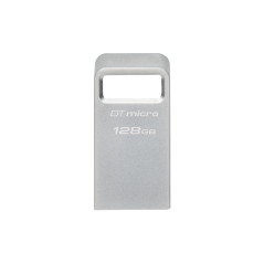 Kingston Technology DataTraveler Micro USB flash drive 128 GB USB Type-A 3.2 Gen 1 (3.1 Gen 1) Silver