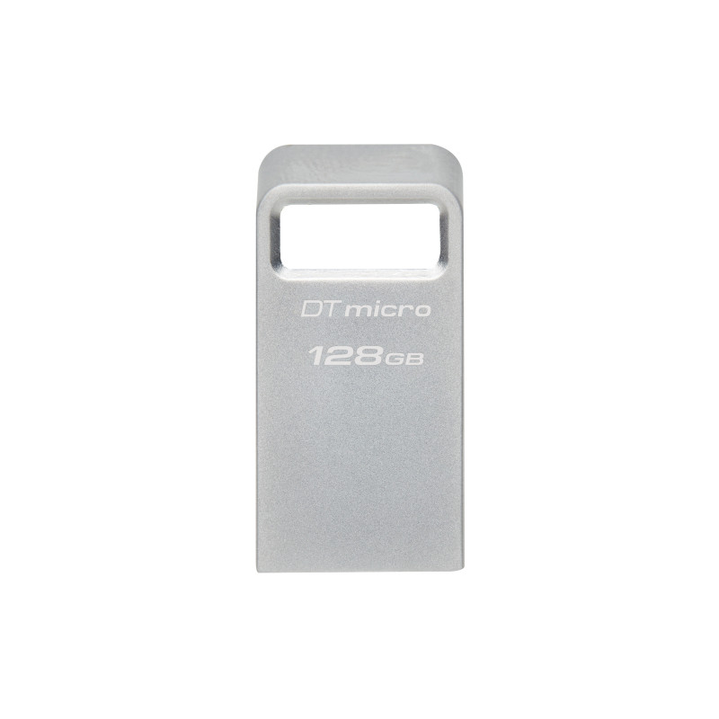 Kingston Technology DataTraveler Micro USB flash drive 128 GB USB Type-A 3.2 Gen 1 (3.1 Gen 1) Silver Kingston Technology DataTraveler Micro USB flash drive 128 GB USB Type-A 3.2 Gen 1 (3.1 Gen 1) Silver