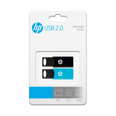 HP v212w unità flash USB 64 GB USB tipo A 2.0 Nero, Blu