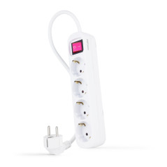 Nanocable 10.37.0004 power extension 55.1" (1.4 m) 4 AC outlet(s) Indoor White