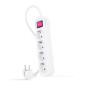 Nanocable 10.37.0004 power extension 55.1" (1.4 m) 4 AC outlet(s) Indoor White Nanocable 10.37.0004 power extension 55.1" (1.4 m) 4 AC outlet(s) Indoor White