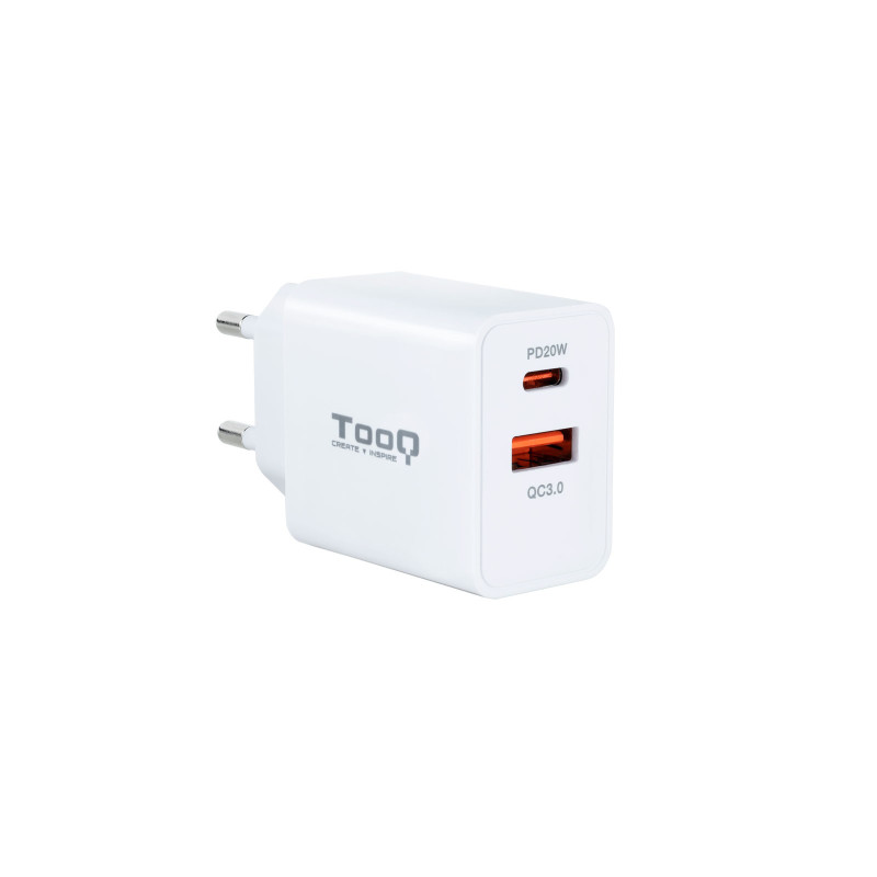 TooQ TQWC-2SC04WT mobile device charger Universal White AC Fast charging Indoor TooQ TQWC-2SC04WT mobile device charger Universal White AC Fast charging Indoor