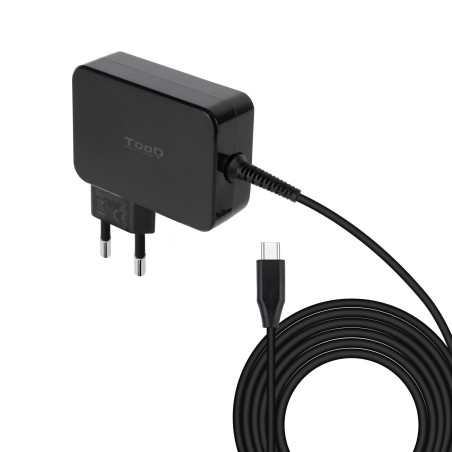 TooQ TQLC-USBCGAN90PD mobile device charger Laptop Black AC Indoor