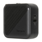Targus APA803GL Caricabatterie per dispositivi mobili Universale Nero AC Ricarica rapida Interno Targus APA803GL Caricabatterie per dispositivi mobili Universale Nero AC Ricarica rapida Interno