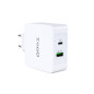 TooQ TQWC-2SC03WT mobile device charger Universal White AC Fast charging Indoor TooQ TQWC-2SC03WT mobile device charger Universal White AC Fast charging Indoor