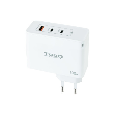 TooQ TQWC-GANQC2PD100W mobile device charger Universal White AC Indoor