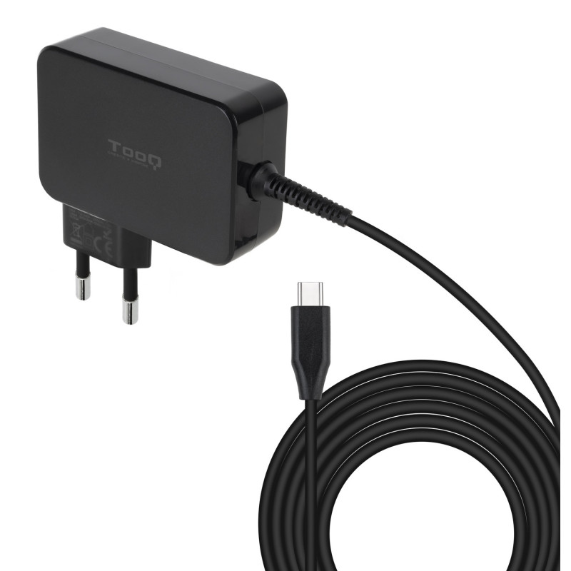 TooQ TQLC-USBCGAN100PD mobile device charger Laptop, Universal Black AC Indoor TooQ TQLC-USBCGAN100PD mobile device charger Laptop, Universal Black AC Indoor