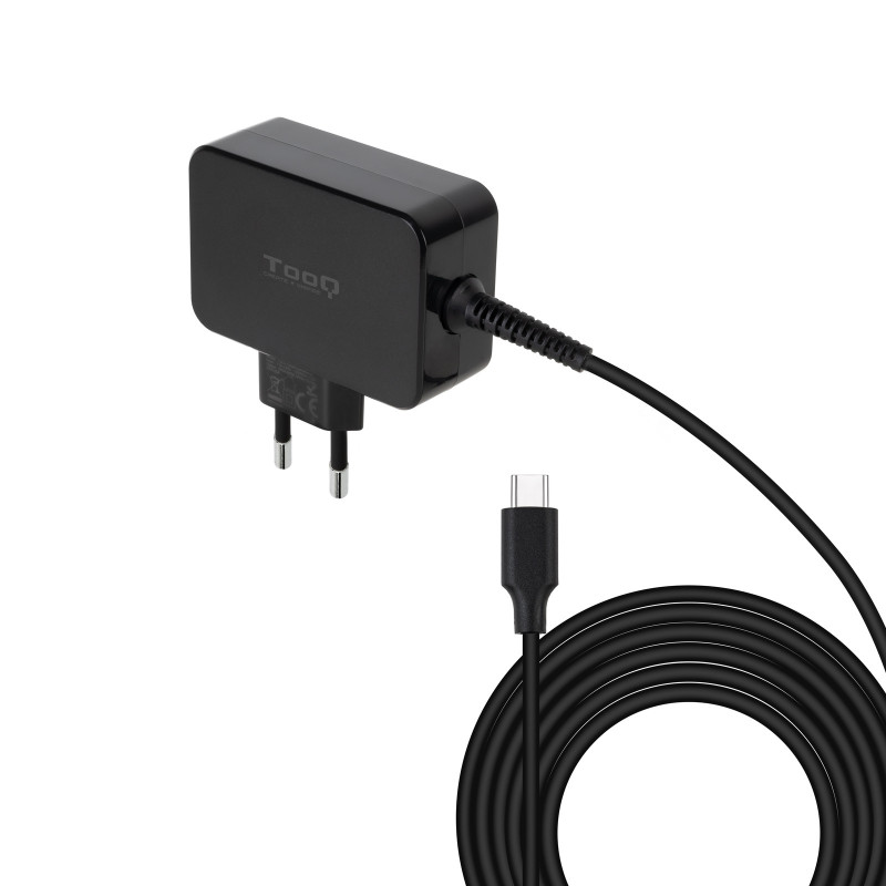 TooQ TQLC-USBCGAN65PD mobile device charger Laptop Black AC Indoor TooQ TQLC-USBCGAN65PD mobile device charger Laptop Black AC Indoor