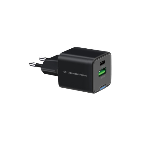 Conceptronic ALTHEA15B mobile device charger Universal Black AC Fast charging Indoor