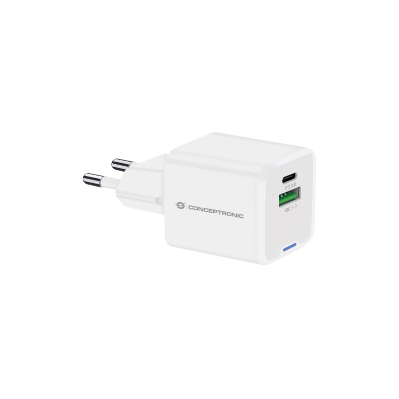 Conceptronic ALTHEA15W mobile device charger Universal White AC Fast charging Indoor