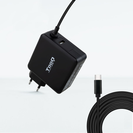 TooQ TQLC-USBC65PD power adapter inverter Indoor 65 W Black