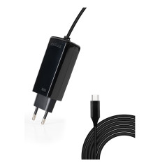 TooQ TQLC-USBCGAN100PD-C mobile device charger Laptop, Universal Black AC Indoor