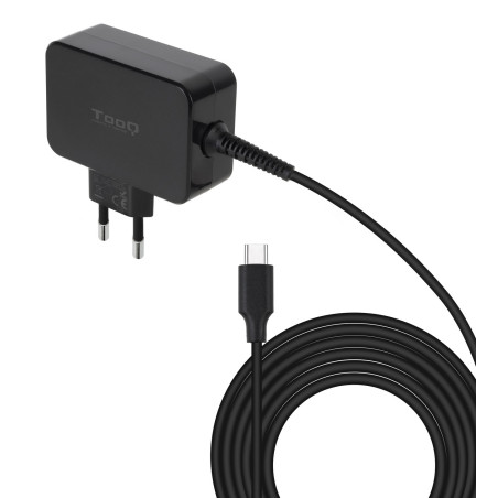 TooQ TQLC-USBCGAN45PD mobile device charger Laptop, Universal Black AC Indoor