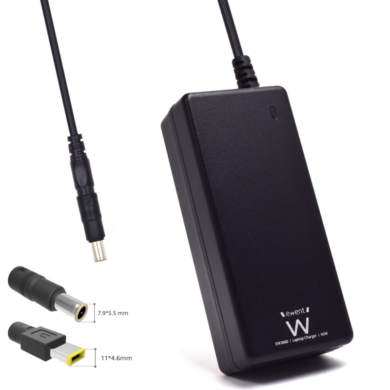 Ewent EW3897 power adapter/inverter Indoor 65 W Black