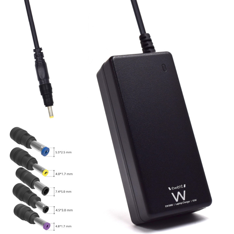 Ewent EW3898 power adapter/inverter Indoor 65 W Black Ewent EW3898 power adapter/inverter Indoor 65 W Black