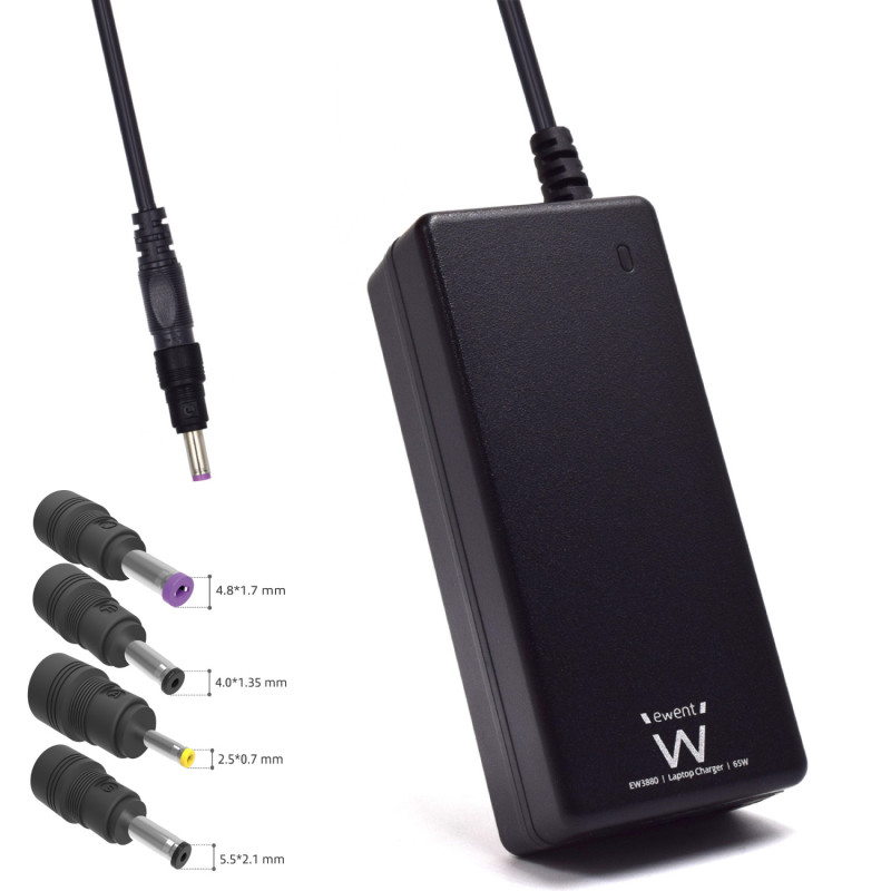 Ewent EW3899 power adapter/inverter Indoor 65 W Black Ewent EW3899 power adapter/inverter Indoor 65 W Black