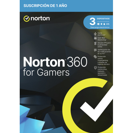 Norton 360 for Gamers Sicurezza antivirus Base ESP 1 licenza e 1 anno i