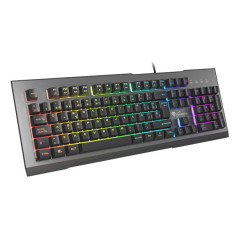 GENESIS Rhod 500 RGB tastiera Gaming USB QWERTY Spagnolo Nero, Grigio