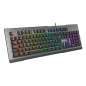GENESIS Rhod 500 RGB keyboard Gaming USB QWERTY Spanish Black, Gray