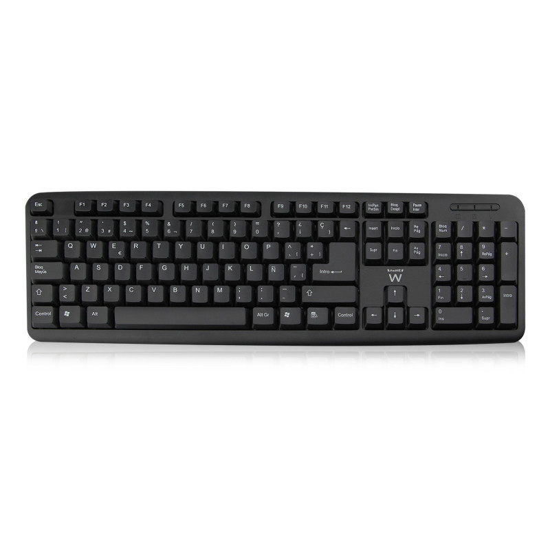 Ewent EW3109 keyboard Universal USB QWERTY Spanish Black Ewent EW3109 keyboard Universal USB QWERTY Spanish Black