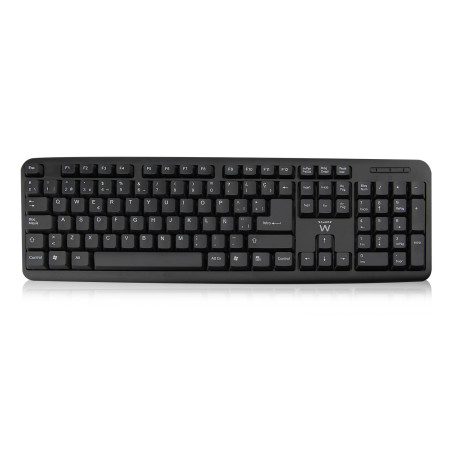 Ewent EW3109 keyboard Universal USB QWERTY Spanish Black