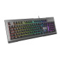 GENESIS Rhod 500 RGB keyboard Gaming USB QWERTY Portuguese Black, Silver
