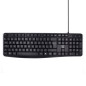 Ewent EW3001 keyboard Office USB QWERTY Spanish Black