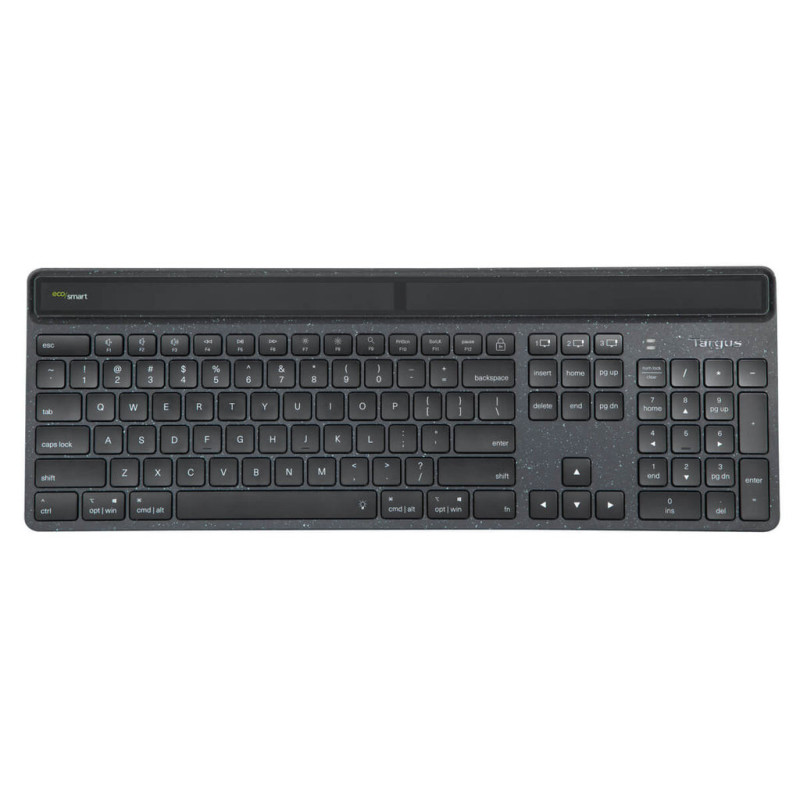 Targus EcoSmart tastiera Universale Bluetooth QWERTY Spagnolo Nero