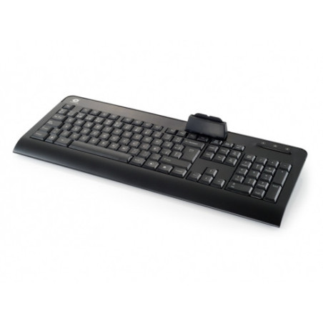 Conceptronic CKBESMARTID keyboard Office USB QWERTY Spanish Black