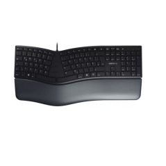 CHERRY KC 4500 ERGO keyboard Universal USB QWERTY Spanish Black