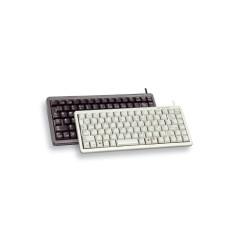 CHERRY Compact , Combo (USB + PS 2), ES keyboard Office USB + PS 2 QWERTY Black